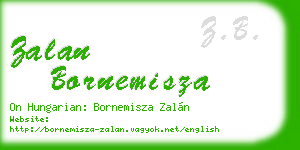 zalan bornemisza business card